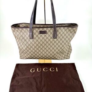Vintage Gucci Supreme Medium Zip Tote